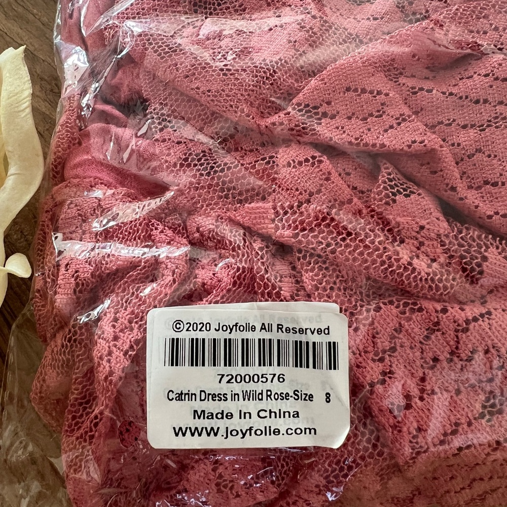 NWT Catrin Dress Joyfolie Wild Rose Sz 8 - Picture 9 of 12